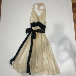 Vintage Chiffon Halter Dress